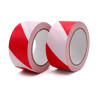Ruban adhésif d'avertissement en PVC rouge et blanc