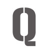 Pochoir lettre Q majuscule en pvc