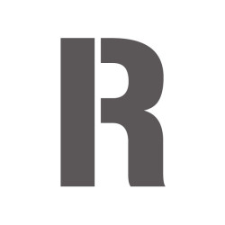 Pochoir lettre R majuscule en pvc