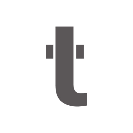 Pochoir lettre T minuscule en pvc