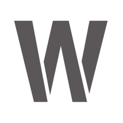 Pochoir lettre W majuscule en pvc