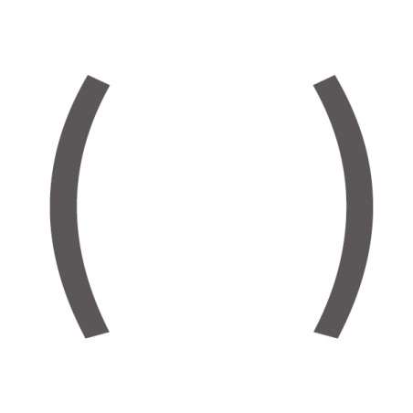 Pochoir parenthèse en pvc