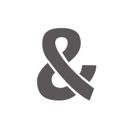 Pochoir esperluette en pvc