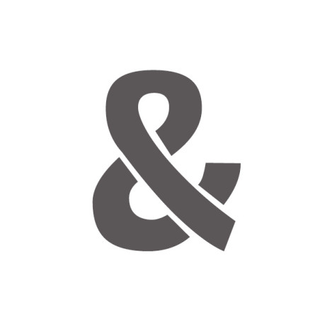 Pochoir esperluette en pvc