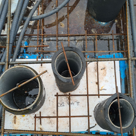 Gabarit de pose de gaine technique