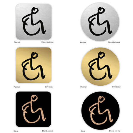 Fond Dibond Aluminium pour pictogramme