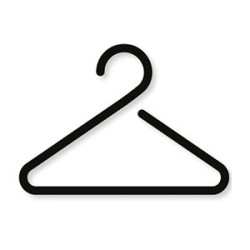 Pictogramme découpé au laser : VESTIAIRE