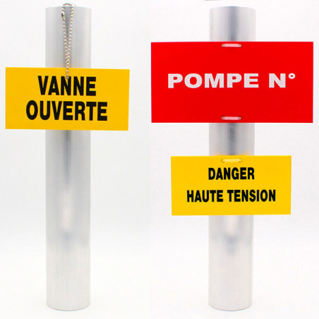 Plaque réglementaire normée Fermer la vanne gaz avant d'utiliser l'extincteur en pvc