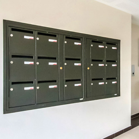 étiquette normalisée de boite aux lettres