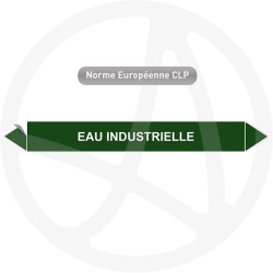 Marqueur de tuyauterie CLP Eau industrielle