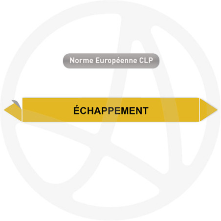 Marqueur de tuyauterie CLP Echappement