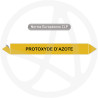 Marqueur de tuyauterie CLP Protoxyde d'azote