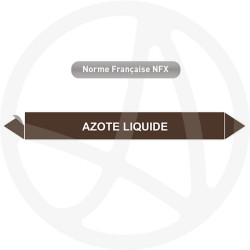 Marqueur de tuyauterie CLP Azote liquide