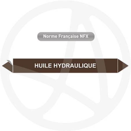 Marqueur de tuyauterie CLP Huile hydraulique