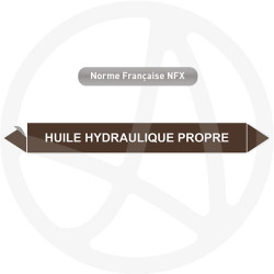 Marqueur de tuyauterie CLP Huile hydraulique propre