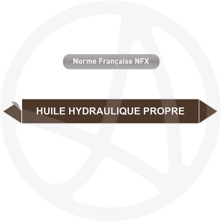 Marqueur de tuyauterie CLP Huile hydraulique propre