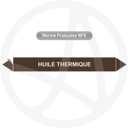 Marqueur de tuyauterie CLP Huile thermique