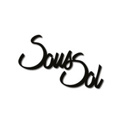 Mot découpé au laser : SOUS SOL