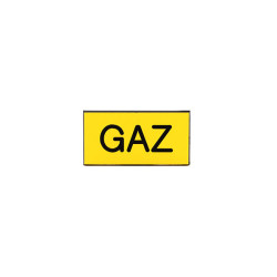 Étiquette de gaine technique  GAZ