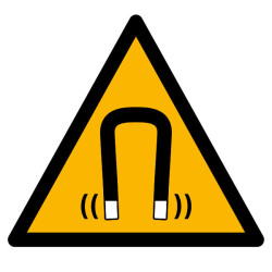 Pictogramme danger  Champ magnétique