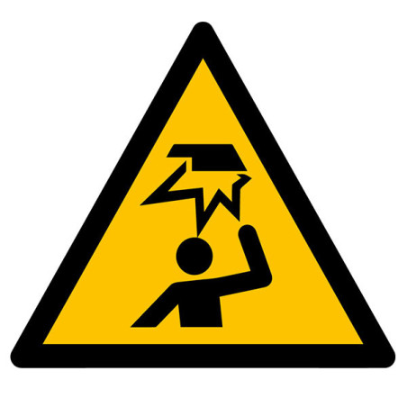 Pictogramme danger  Obstacles en hauteur