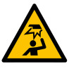 Pictogramme danger  Obstacles en hauteur