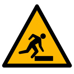 Pictogramme danger  Trébuchement