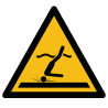 Pictogramme danger  Eaux peu profondes