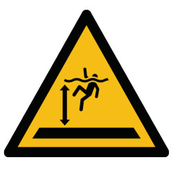 Pictogramme danger  Eaux profondes
