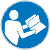 Pictogramme obligation  Consulter la notice