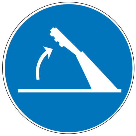 Pictogramme obligation  Frein à main