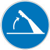 Pictogramme obligation  Frein à main
