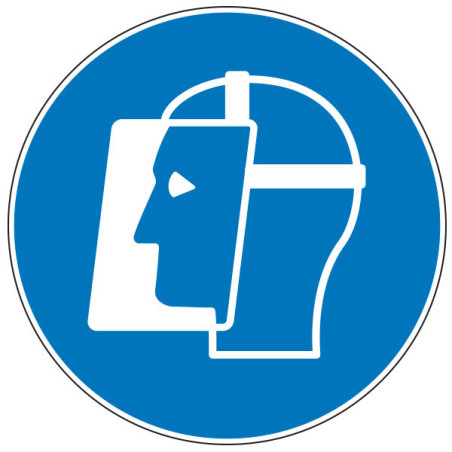 Pictogramme obligation  Visière