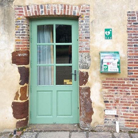 Pictogramme de secours  Défibrillateur