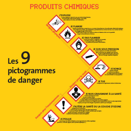 Pictogramme normalisé GHS  Nuit gravement à la santé