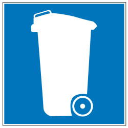 Pictogramme d'information  Poubelle