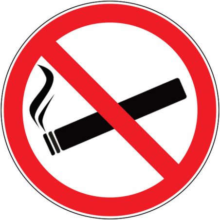 Pictogramme d'interdiction  Interdiction de fumer