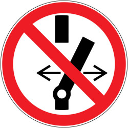 Pictogramme d'interdiction  Ne pas modifier la position  de l'interrupteur