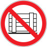 Pictogramme d'interdiction  Ne pas obstruer