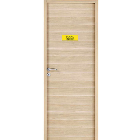 Plaque de porte  LOCAL ENEDIS  Etiquette gravoply