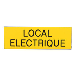 Plaque de porte  LOCAL ÉLECTRIQUE
