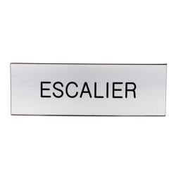Plaque de porte  ESCALIER
