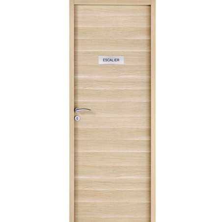 Plaque de porte  ESCALIER  Etiquette gravoply