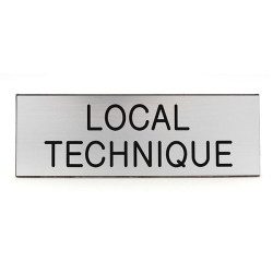 Plaque de porte  LOCAL TECHNIQUE