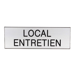 Plaque de porte  LOCAL ENTRETIEN