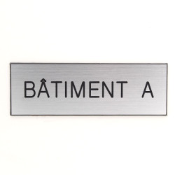 Plaque de porte BATIMENT A,B,C ...