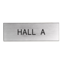Plaque de porte HALL A,B,C …