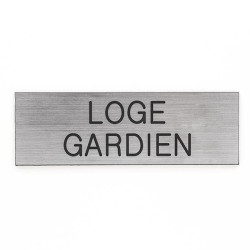 Plaque de porte LOGE GARDIEN