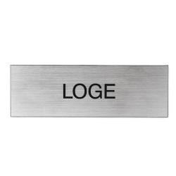 Plaque de porte LOGE