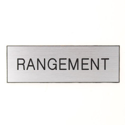 Plaque de porte RANGEMENT